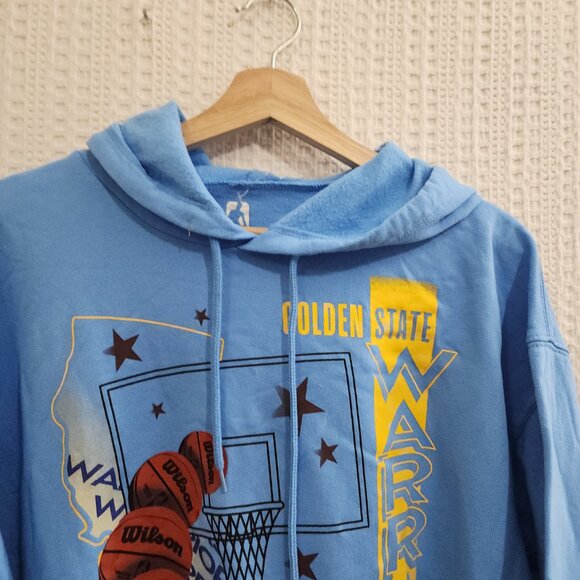 NBA Golden State Warriors Oversize Graphic Hoodie Sweatshirt Women's Large - Picture 6 of 10